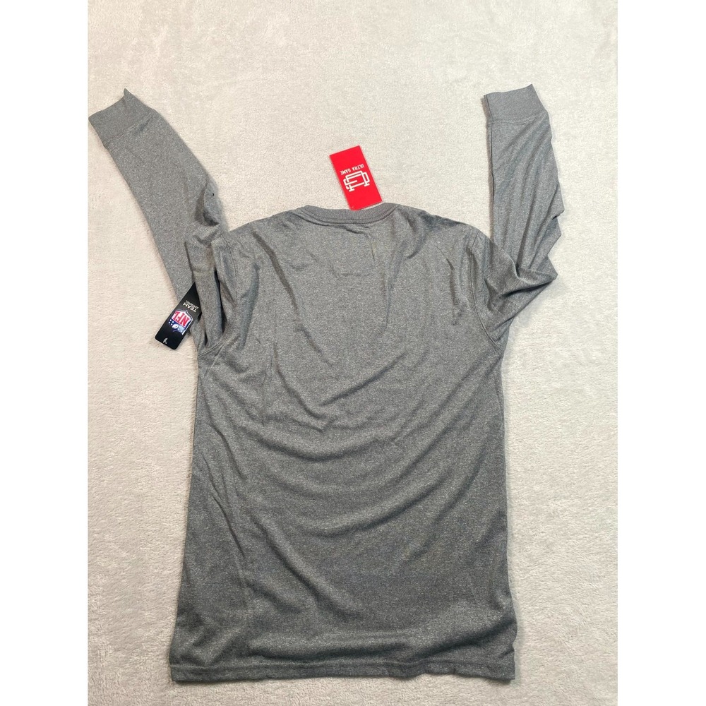 Ultra Game NFL‎ New York Jets Football Team Shirt Mens Medium Heather Gray Logo - Picture 7 of 8